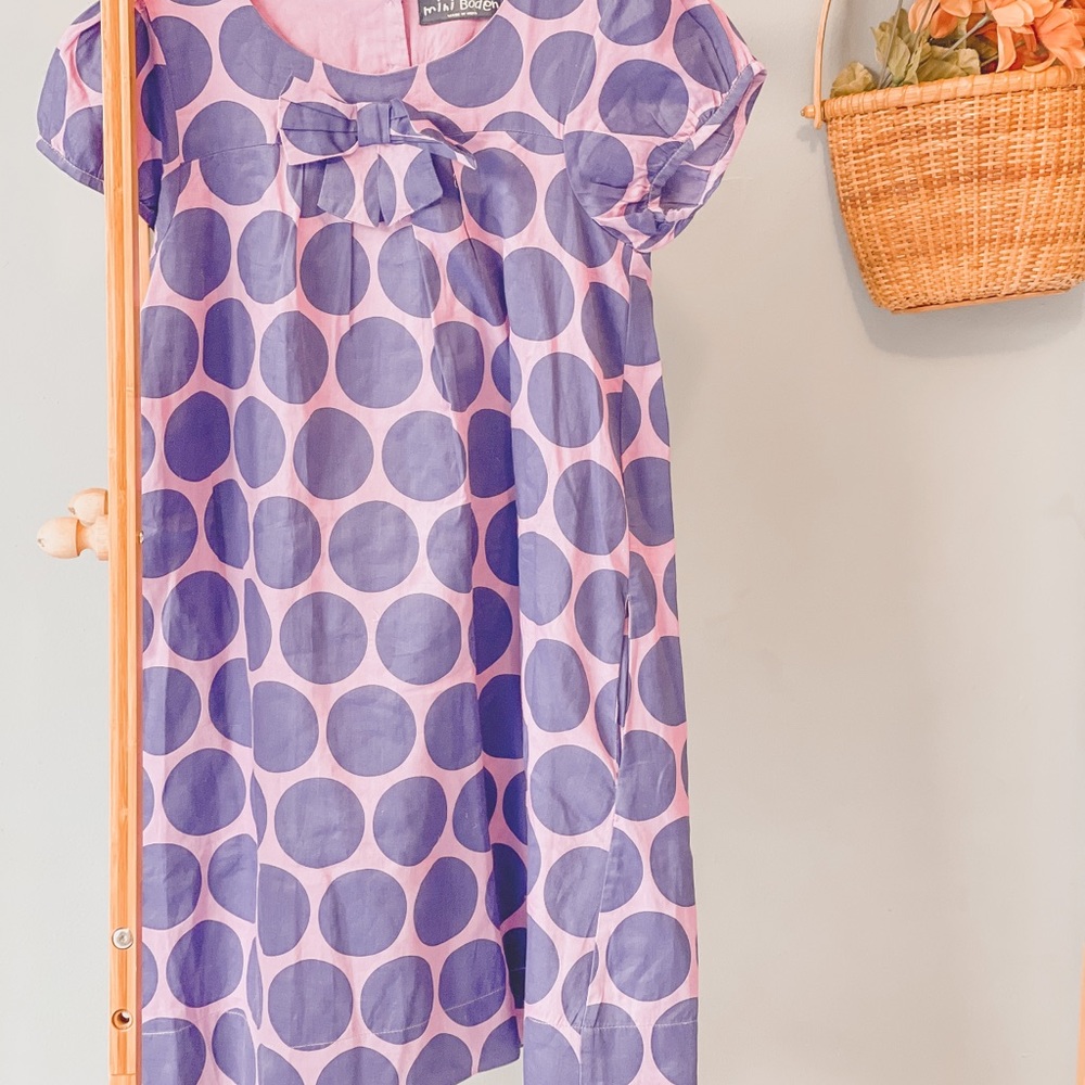 Mini Boden Polkas Dot dress